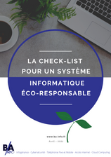 La check-list pour un système informatique plus éco-responsable